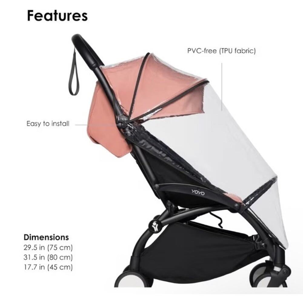 Stokke YOYO Rain Cover With Storage Bag NEW